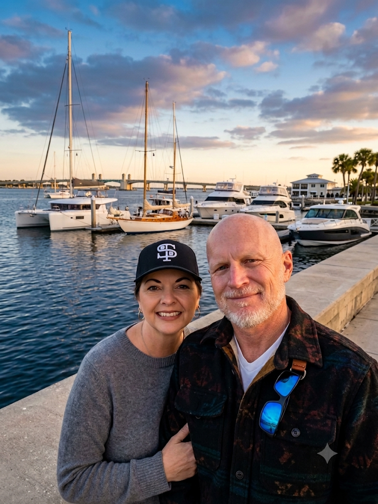 Family enjoying time together in a Florida setting